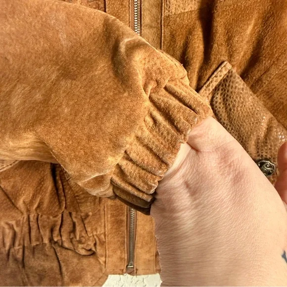 🧥 Wilnit Genuine Leather Patchwork Jacket – Vintage Boho Style 🧥 - Picture 12 of 16